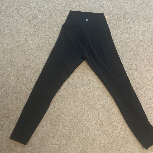 Black Wunder Lululemon Leggings - Picture 2 of 4